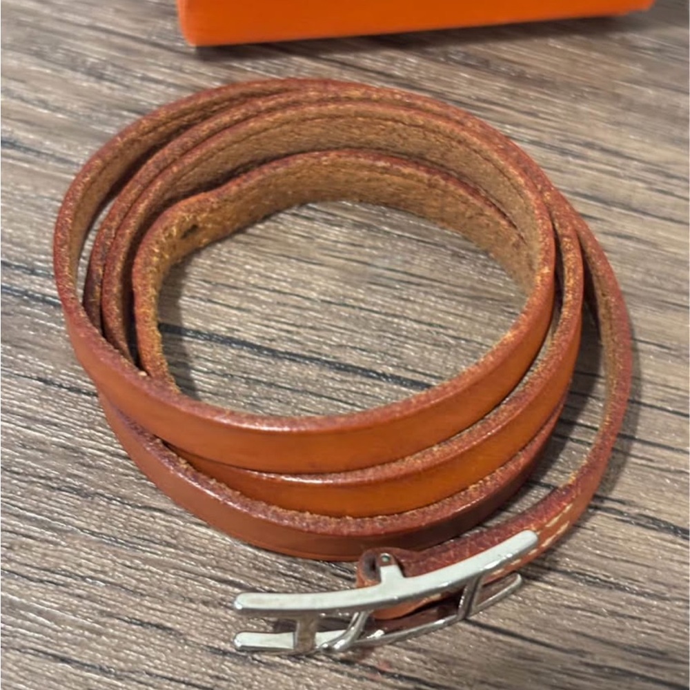 Hermès Behapi Double Tour Triple Wrap Bracelet - Picture 2 of 5